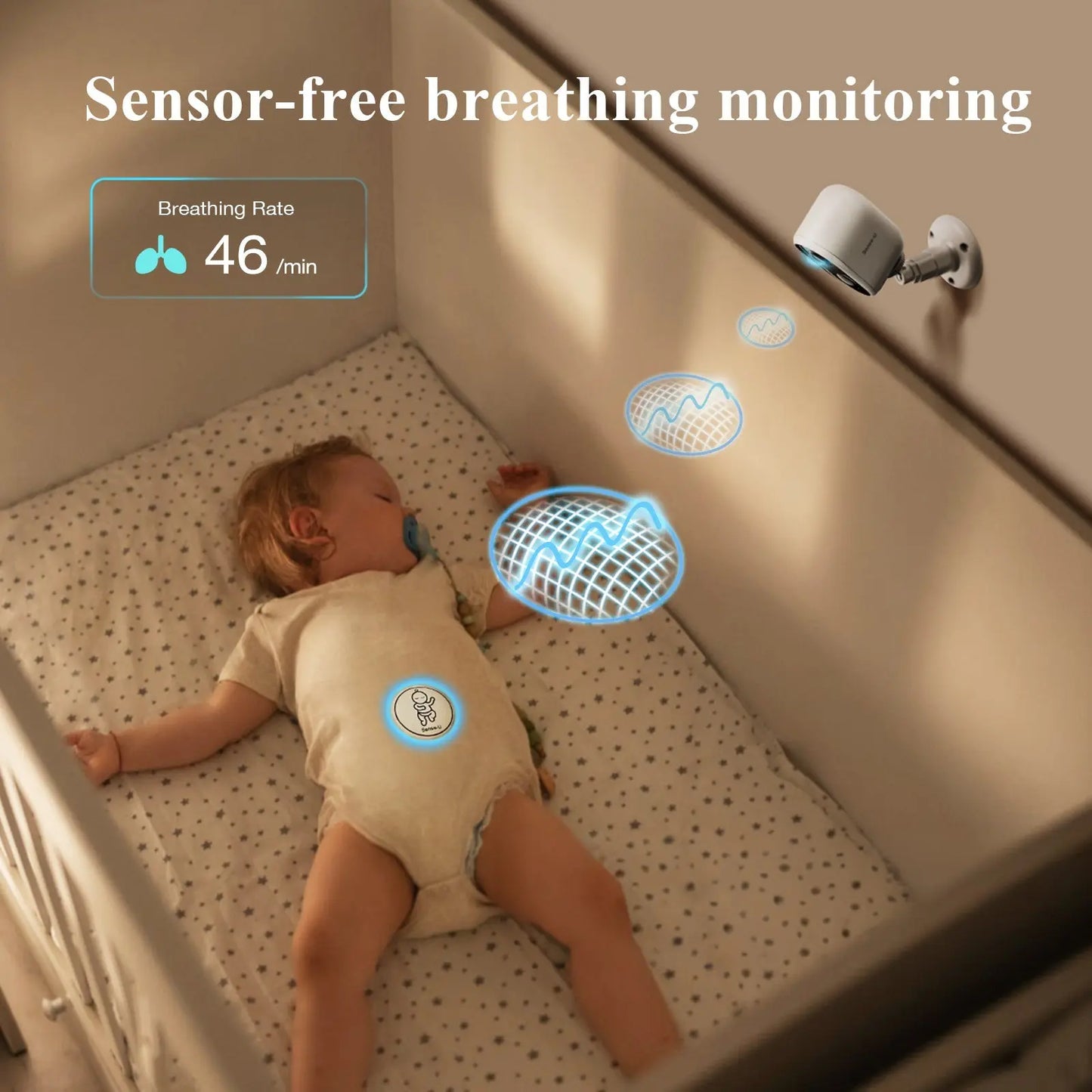 AI Battery Cam with Advanced Detection for Smart Home Security Sense-U