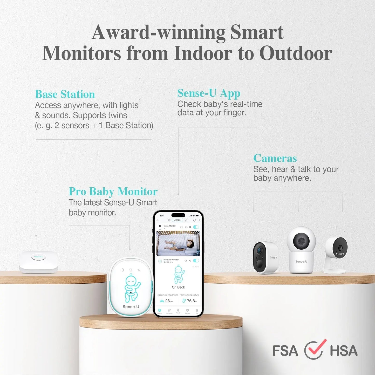 Pro Baby Monitor Sense-U