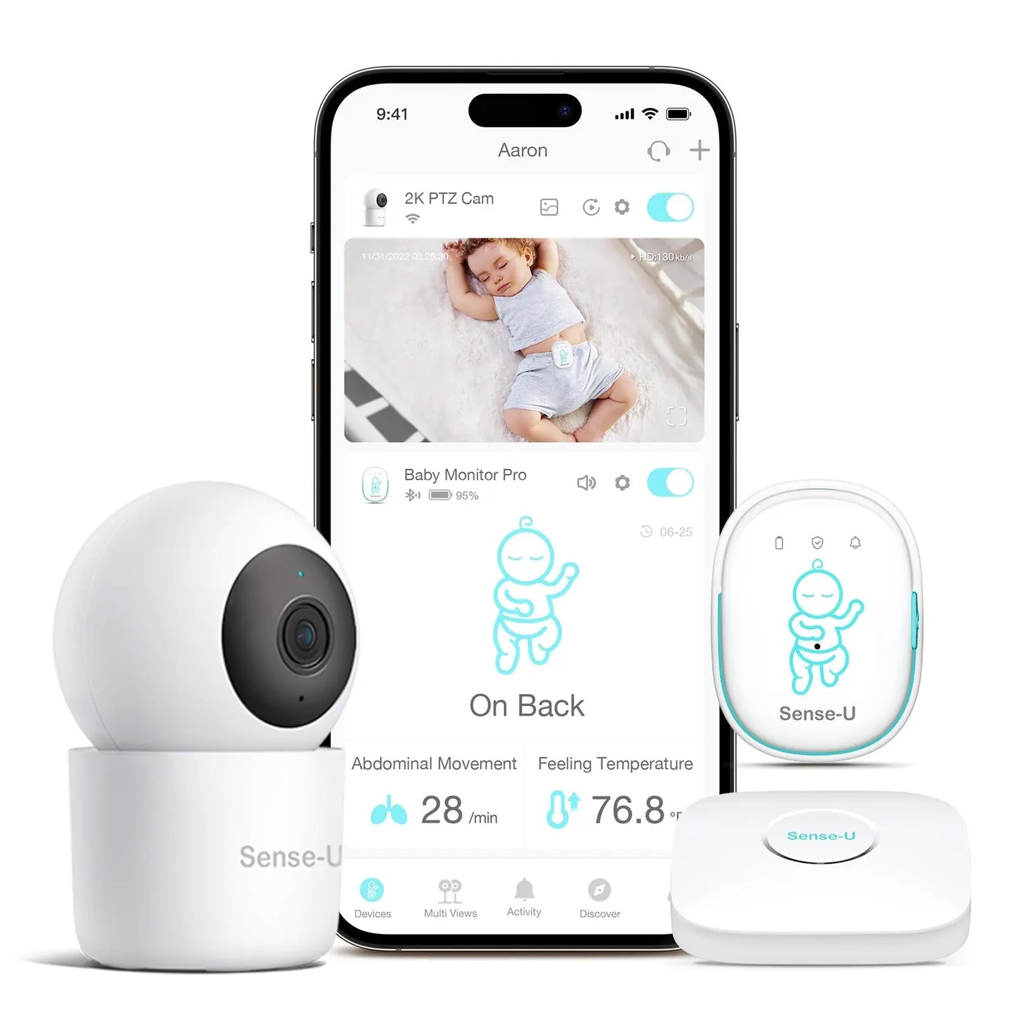 Pro Bundle Baby Essentials Set with High Quality Gear for New Parents Sense-U
