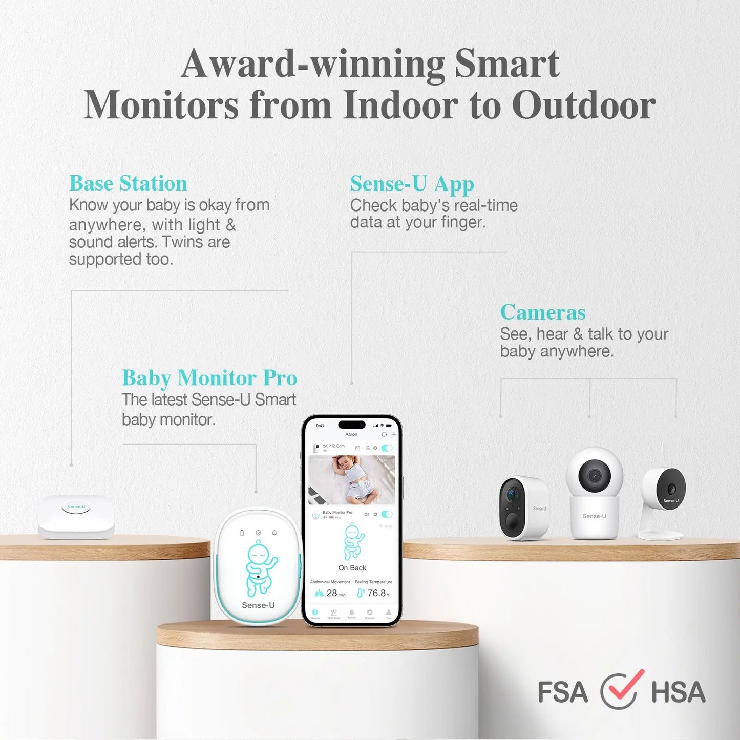 Pro Baby Monitor Sense-U