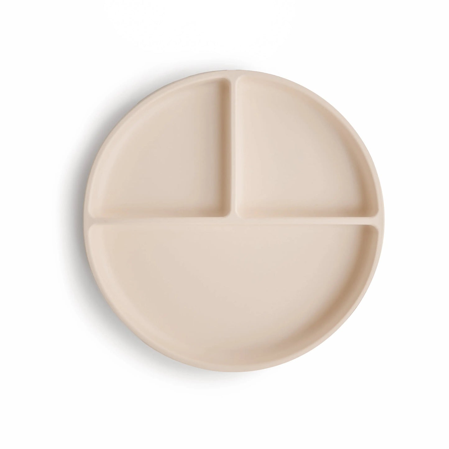 Silicone Suction Plate for Babies Food Grade Safe Design Minimizes Spills Mushie
