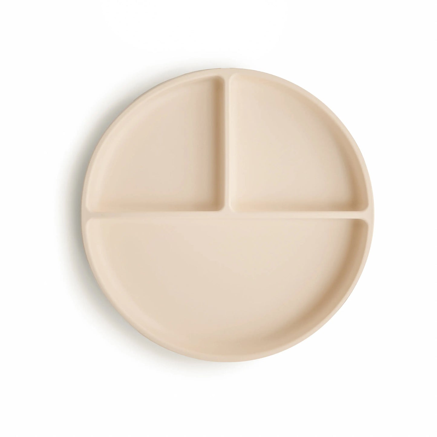 Silicone Suction Plate for Babies Food Grade Safe Design Minimizes Spills Mushie