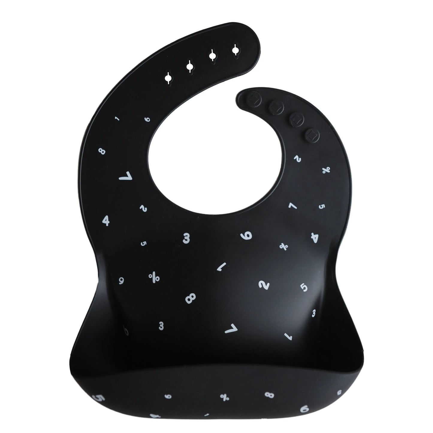 Silicone Baby Bib with Adjustable Neck Strap and Front Pocket for Easy Cleaning Mushie Everetts Place: Online Boutique 13.99