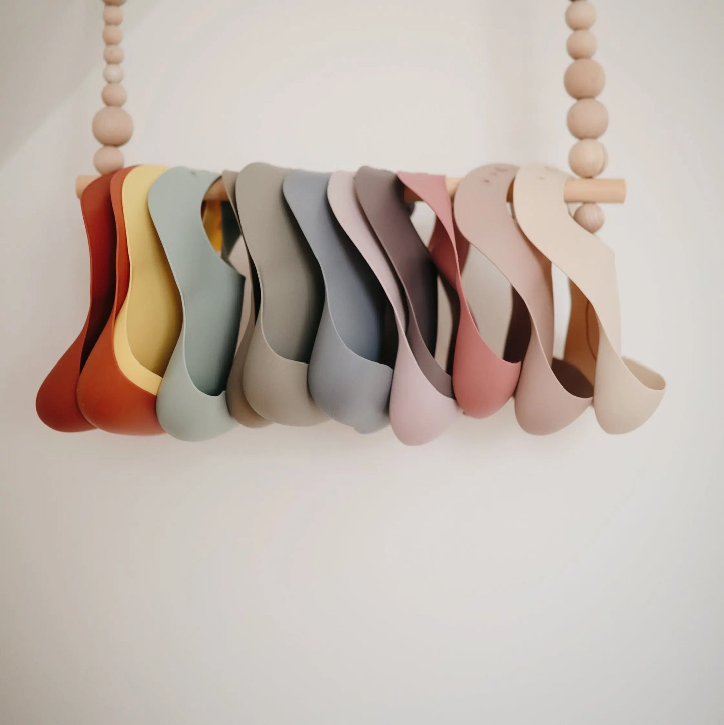 Silicone Baby Bib with Adjustable Neck Strap and Front Pocket for Easy Cleaning Mushie Everetts Place: Online Boutique