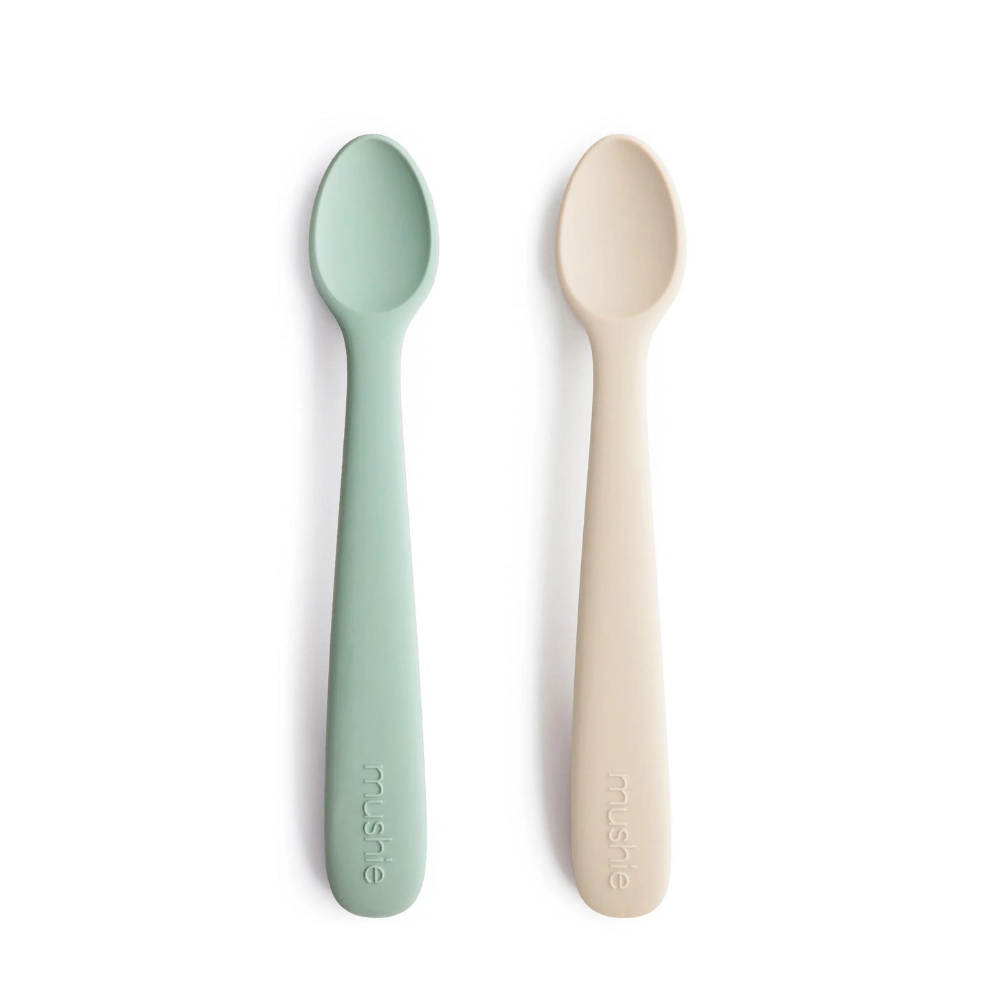 Silicone Feeding Spoons for Babies Soft Flexible Tip Safe and Comfortable Mealtime Essentials Mushie Everetts Place: Online Boutique 12.99