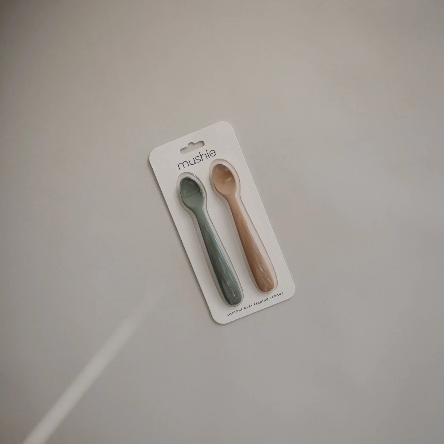 Silicone Feeding Spoons for Babies Soft Flexible Tip Safe and Comfortable Mealtime Essentials Mushie Everetts Place: Online Boutique