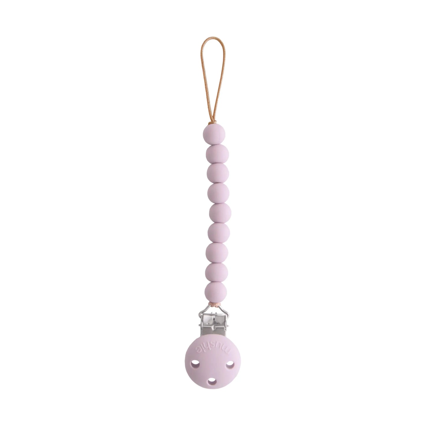 Silicone Pacifier Clip Hera Durable Food Grade Silicone Bead Design Mushie Everetts Place: Online Boutique