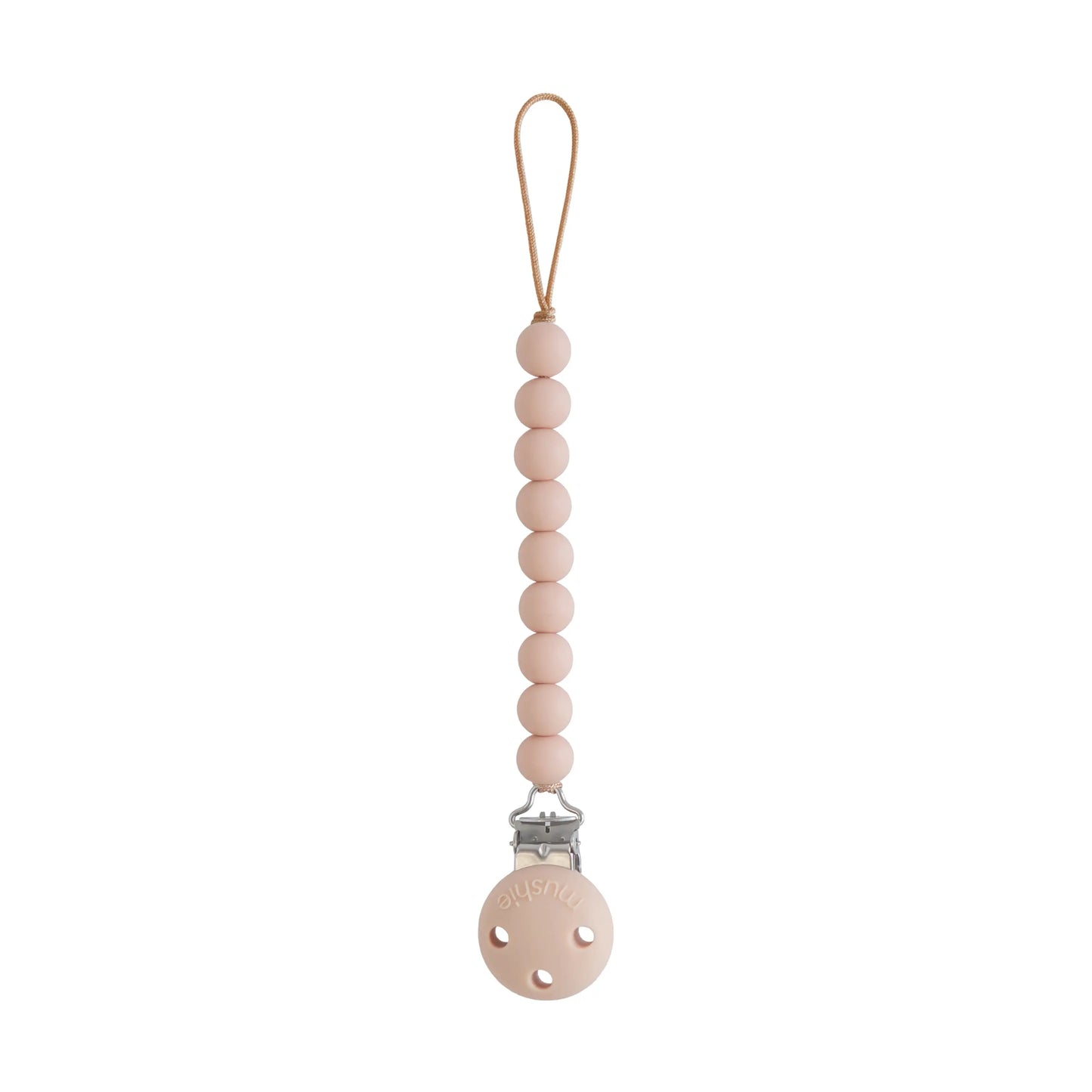 Silicone Pacifier Clip Hera Durable Food Grade Silicone Bead Design Mushie Everetts Place: Online Boutique
