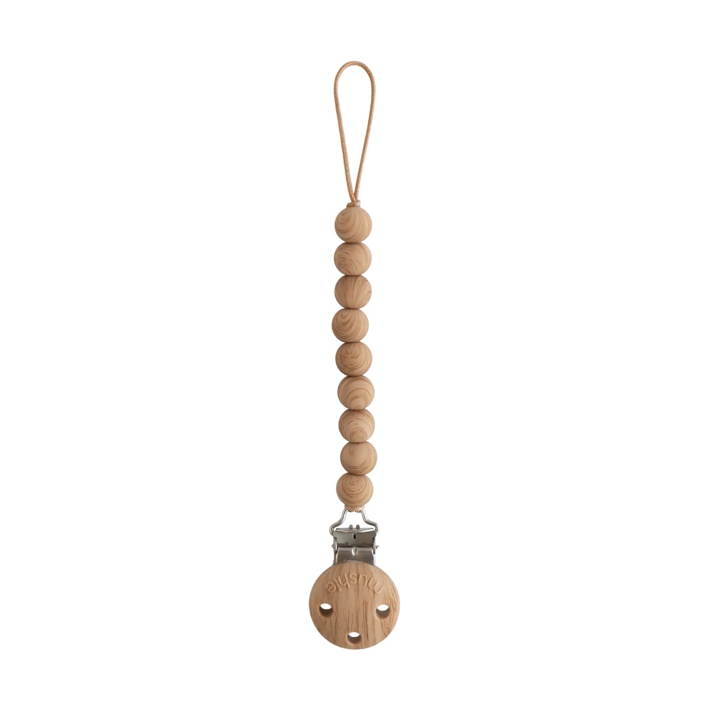 Silicone Pacifier Clip Hera Durable Food Grade Silicone Bead Design Mushie Everetts Place: Online Boutique 14.99