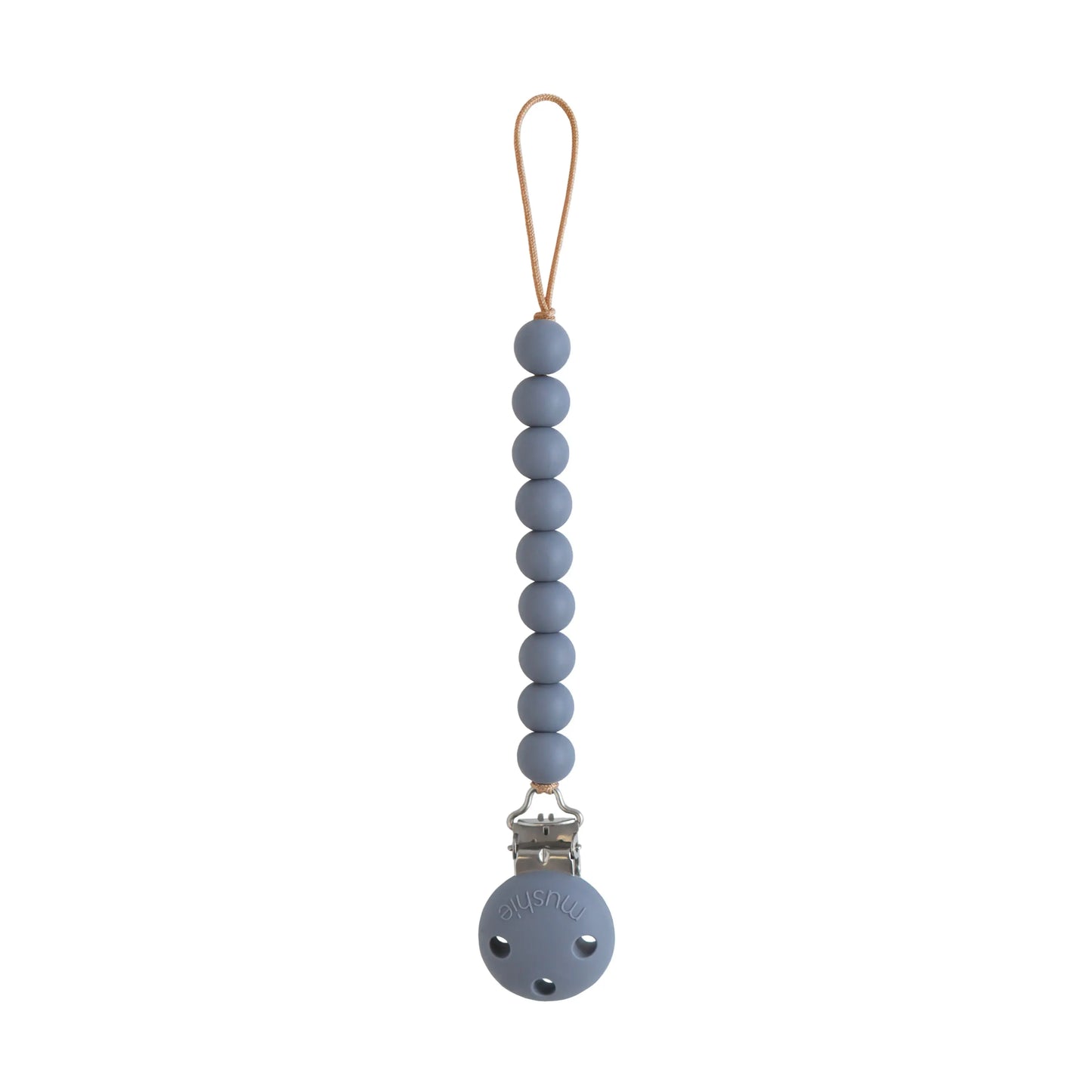 Silicone Pacifier Clip Hera Durable Food Grade Silicone Bead Design Mushie Everetts Place: Online Boutique