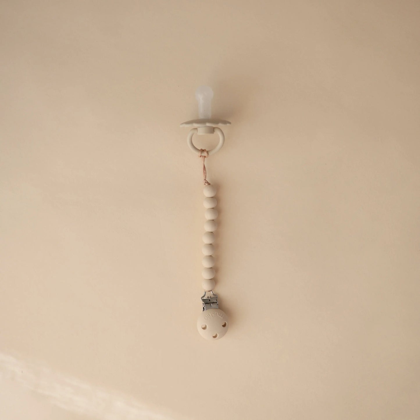 Silicone Pacifier Clip Hera Durable Food Grade Silicone Bead Design Mushie Everetts Place: Online Boutique