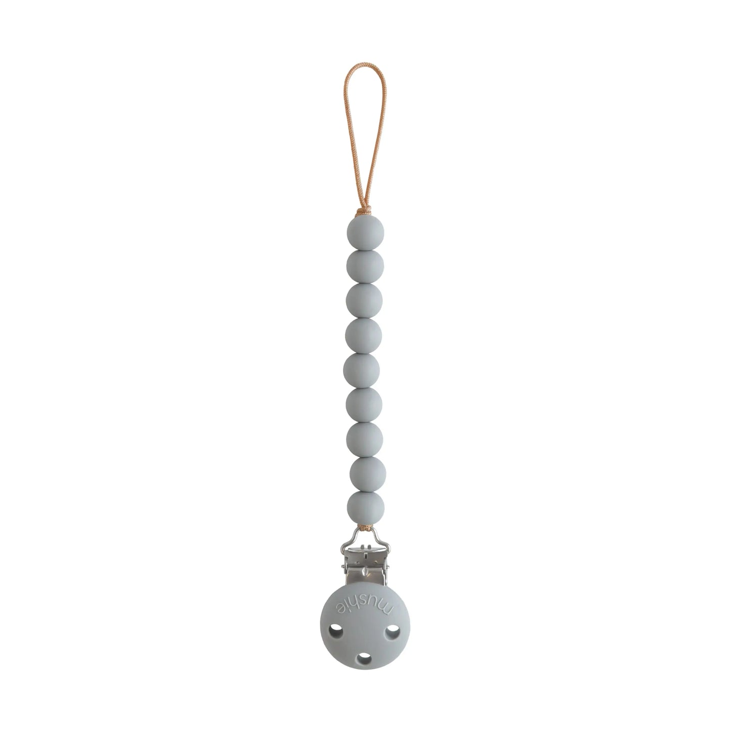 Silicone Pacifier Clip Hera Durable Food Grade Silicone Bead Design Mushie Everetts Place: Online Boutique 14.99