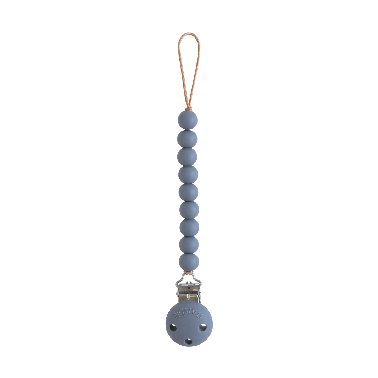 Silicone Pacifier Clip Hera Durable Food Grade Silicone Bead Design Mushie Everetts Place: Online Boutique 14.99