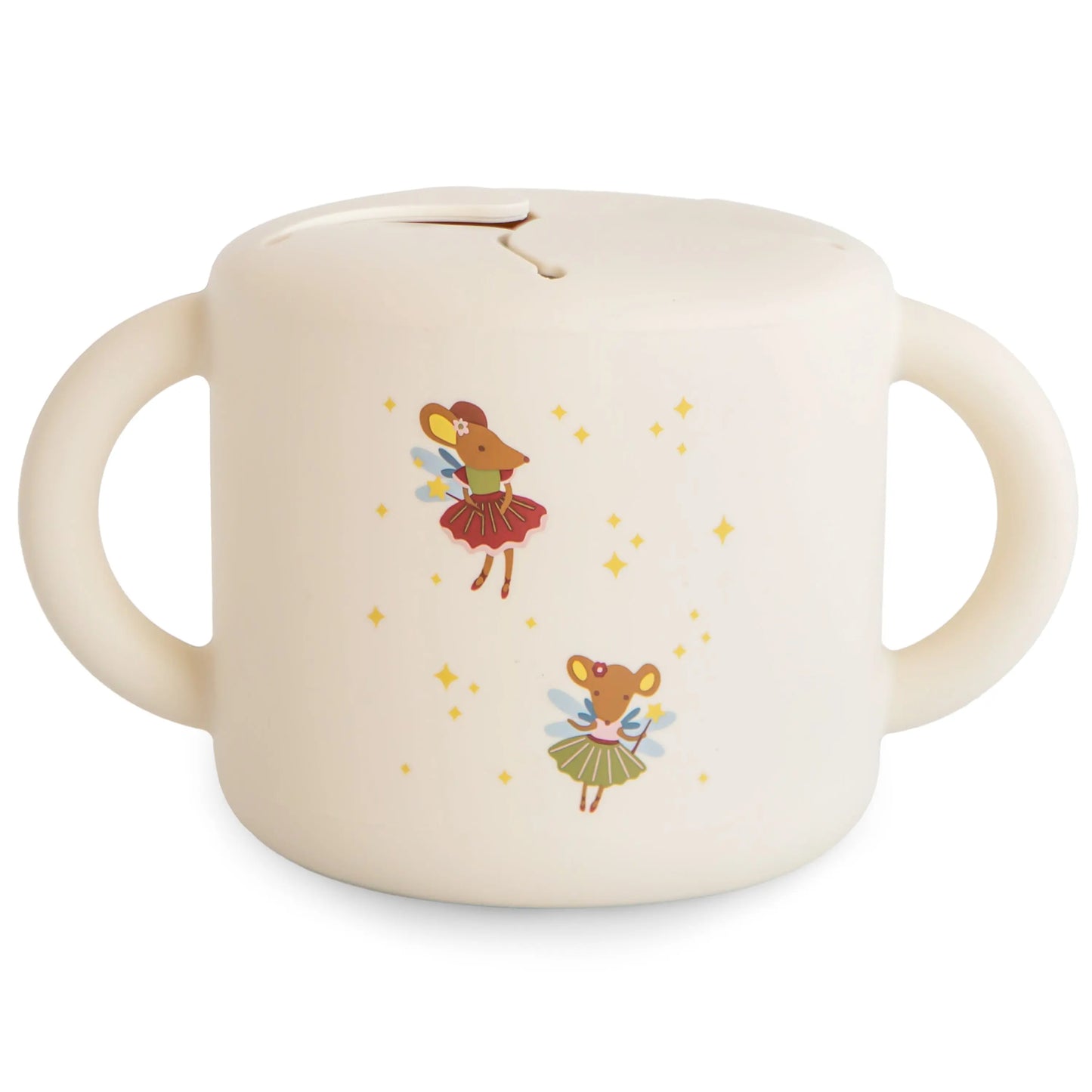 Silicone Snack Cup with Easy Grip Handles Spill Proof Design for Toddlers Mushie Everetts Place: Online Boutique