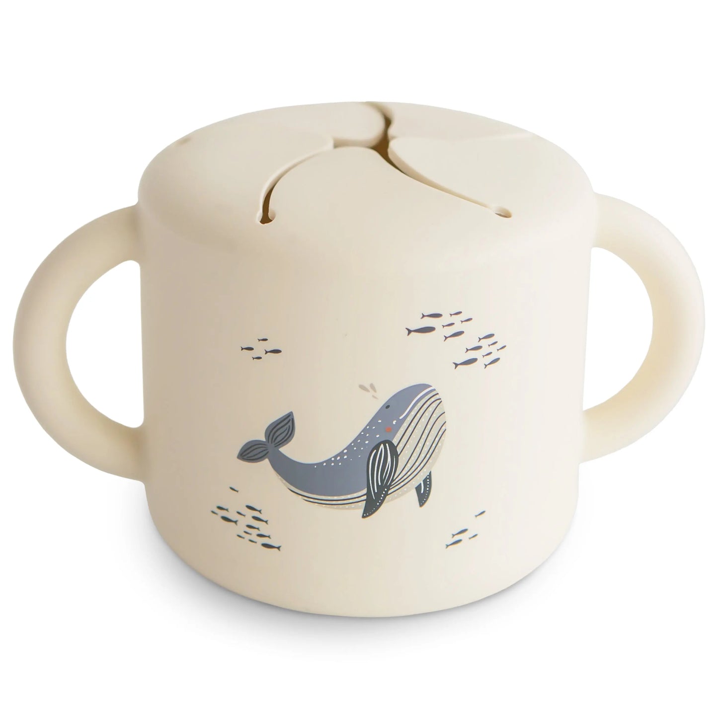 Silicone Snack Cup with Easy Grip Handles Spill Proof Design for Toddlers Mushie Everetts Place: Online Boutique 14.99