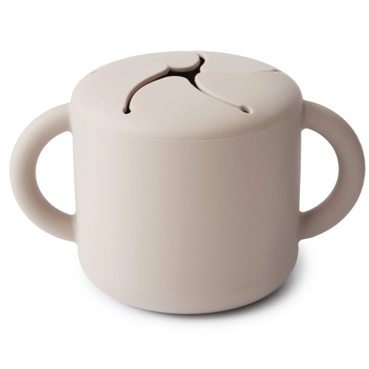 Silicone Snack Cup with Easy Grip Handles Spill Proof Design for Toddlers Mushie Everetts Place: Online Boutique