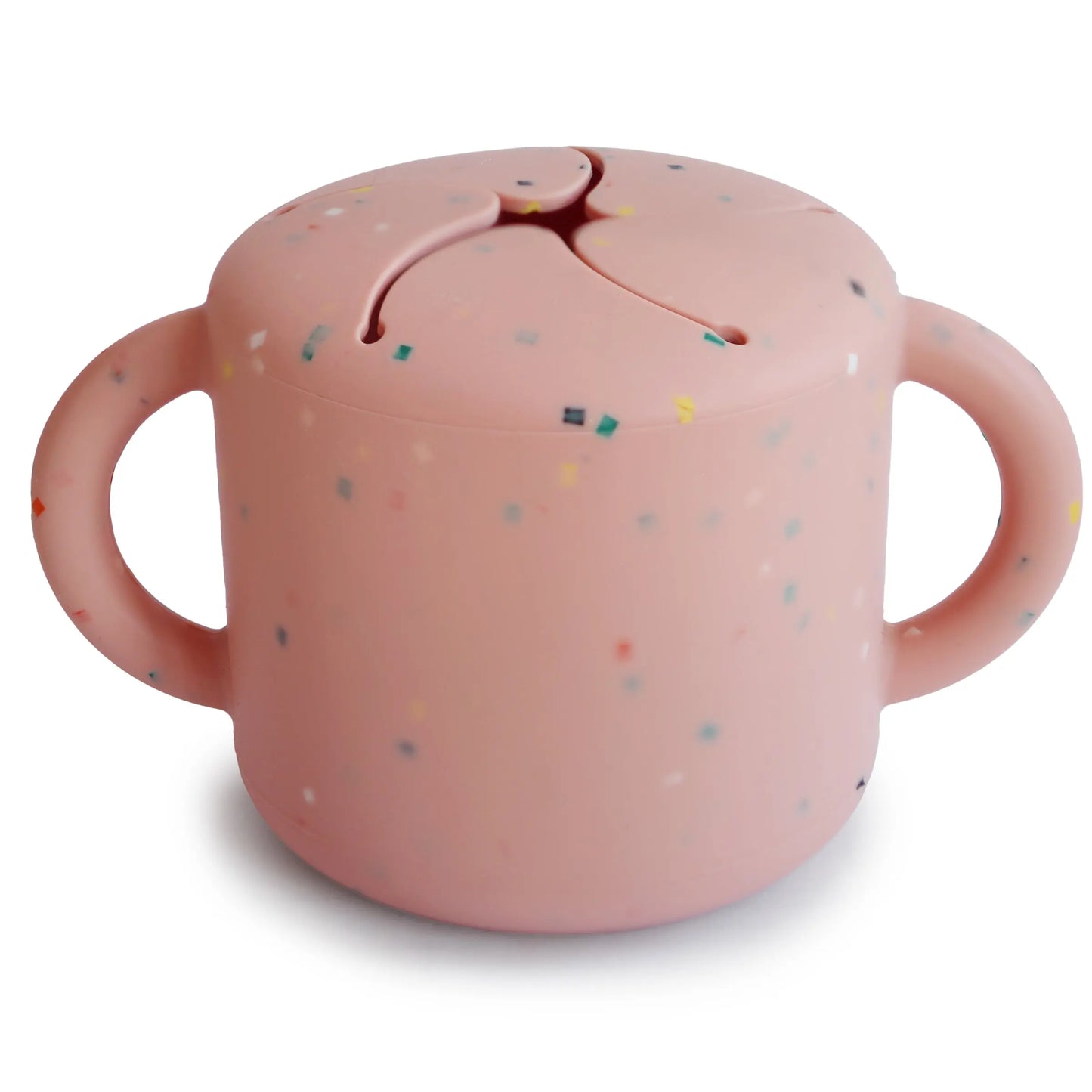 Silicone Snack Cup with Easy Grip Handles Spill Proof Design for Toddlers Mushie Everetts Place: Online Boutique 14.99