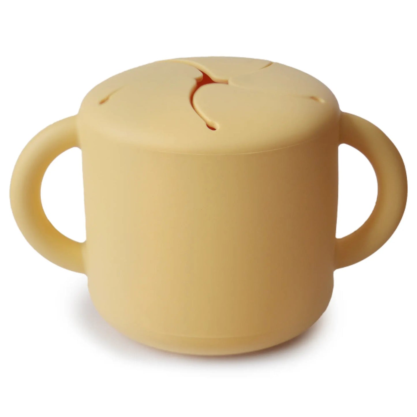 Silicone Snack Cup with Easy Grip Handles Spill Proof Design for Toddlers Mushie Everetts Place: Online Boutique