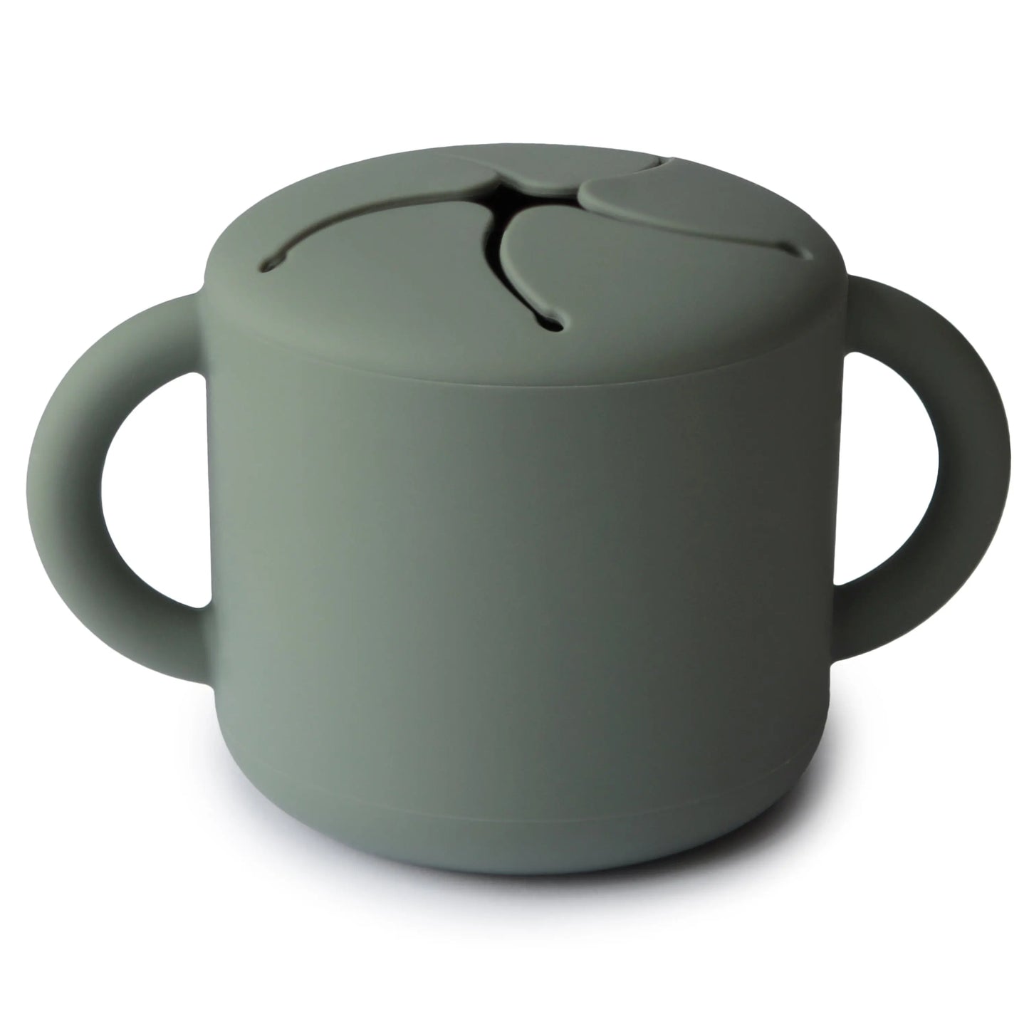 Silicone Snack Cup with Easy Grip Handles Spill Proof Design for Toddlers Mushie Everetts Place: Online Boutique