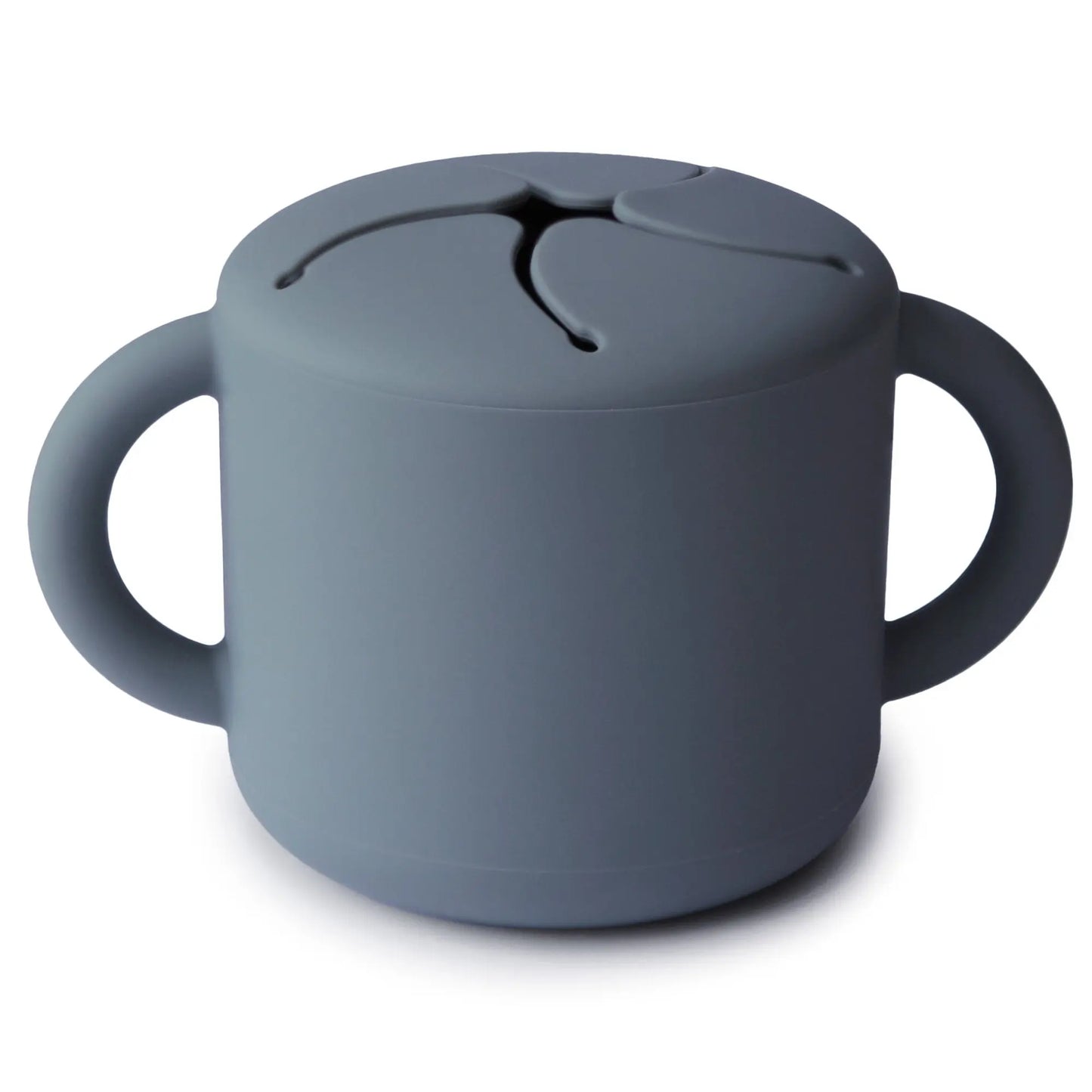 Silicone Snack Cup with Easy Grip Handles Spill Proof Design for Toddlers Mushie Everetts Place: Online Boutique