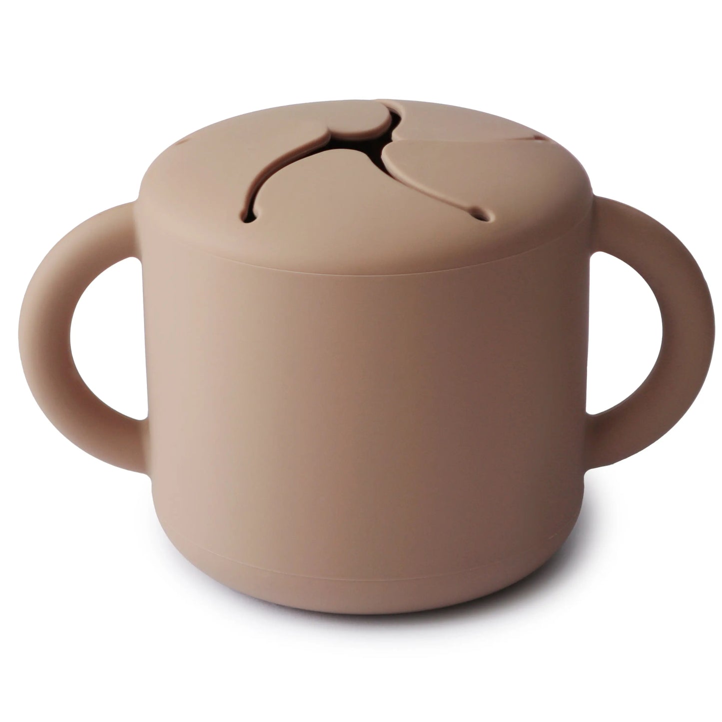 Silicone Snack Cup with Easy Grip Handles Spill Proof Design for Toddlers Mushie Everetts Place: Online Boutique