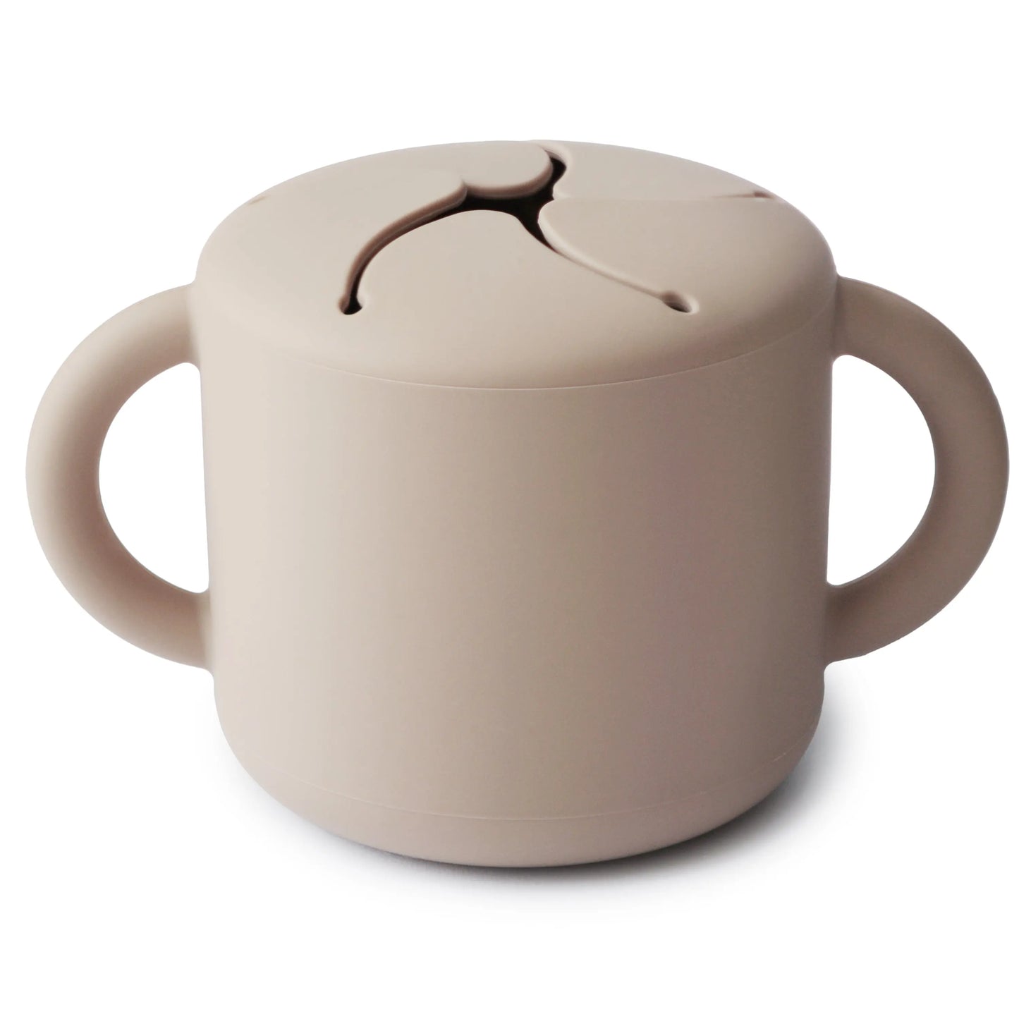 Silicone Snack Cup with Easy Grip Handles Spill Proof Design for Toddlers Mushie Everetts Place: Online Boutique