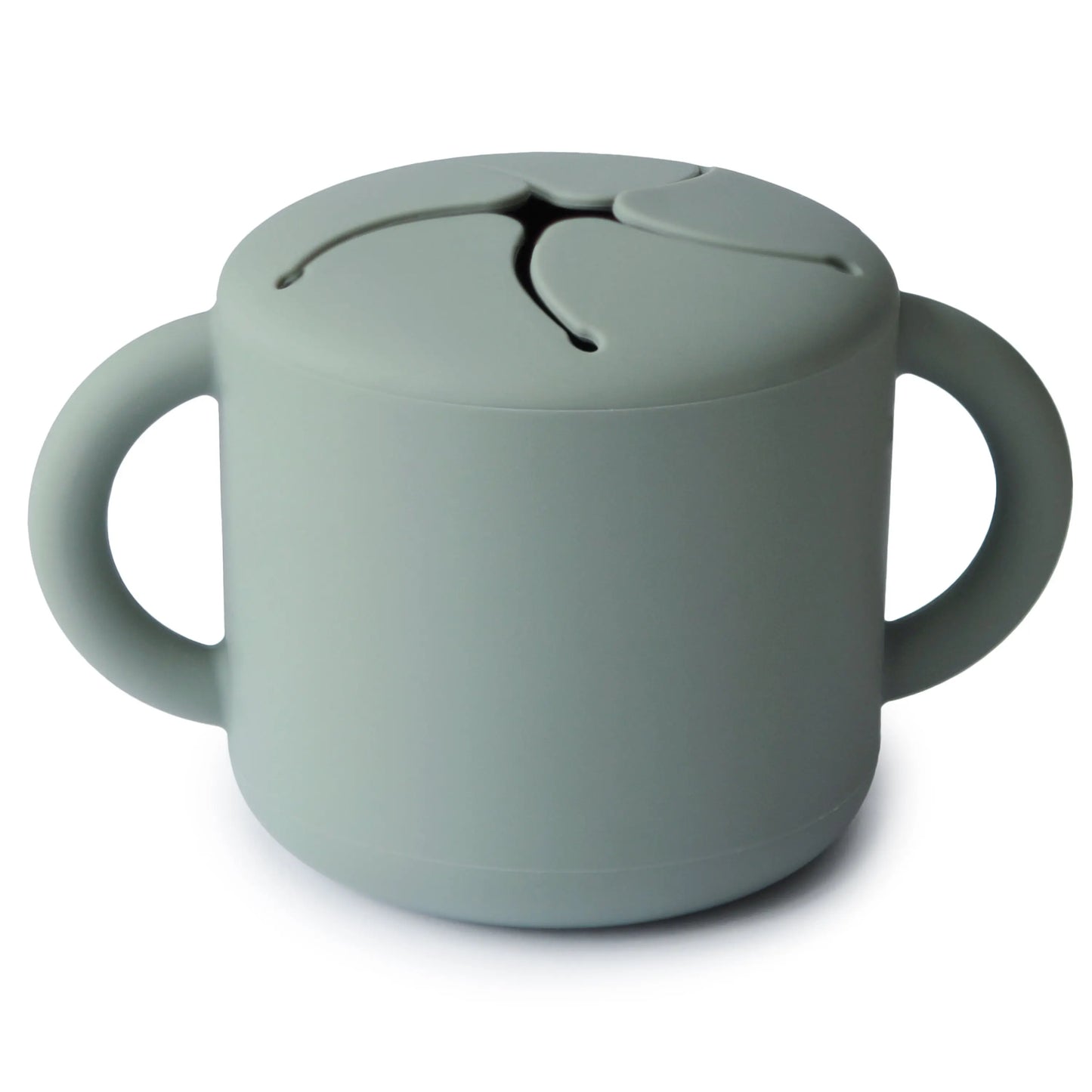 Silicone Snack Cup with Easy Grip Handles Spill Proof Design for Toddlers Mushie Everetts Place: Online Boutique