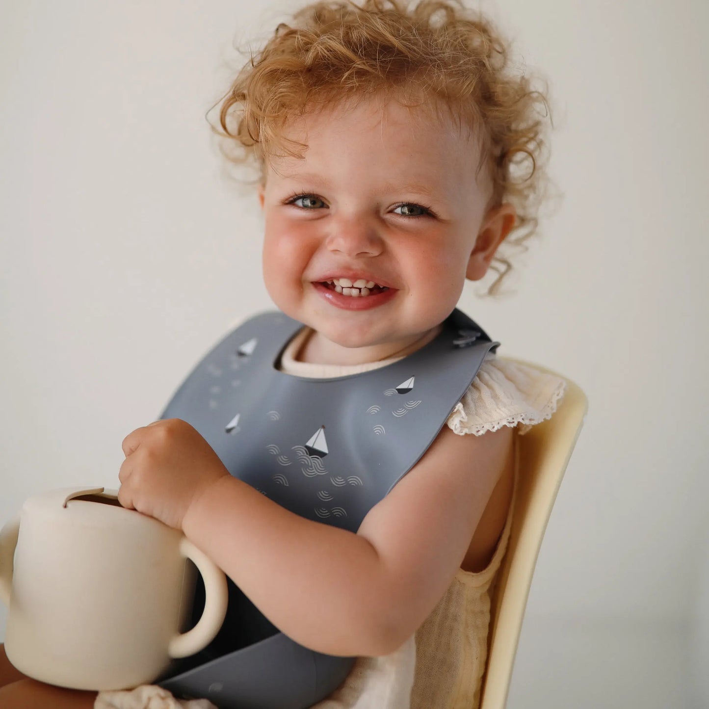Silicone Snack Cup with Easy Grip Handles Spill Proof Design for Toddlers Mushie Everetts Place: Online Boutique