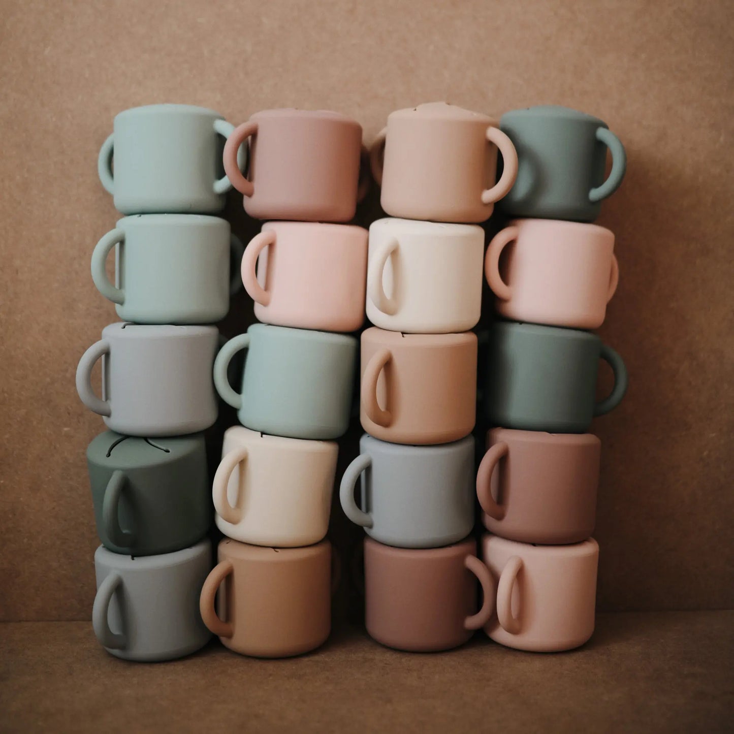 Silicone Snack Cup with Easy Grip Handles Spill Proof Design for Toddlers Mushie Everetts Place: Online Boutique