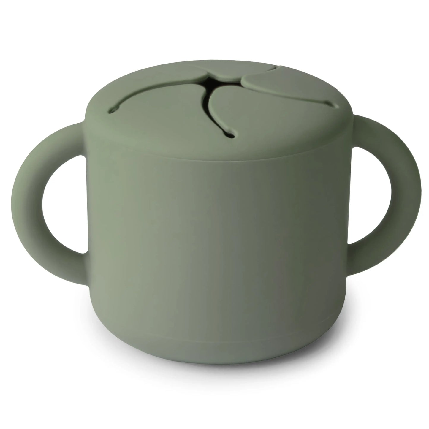 Silicone Snack Cup with Easy Grip Handles Spill Proof Design for Toddlers Mushie Everetts Place: Online Boutique 14.99