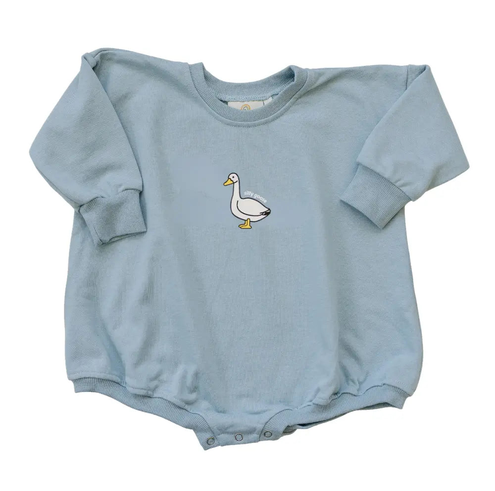 Little Joy Co. Silly Goose Sweatshirt Romper For Babies In Multiple Colors - Apparel & Accessories > Clothing > Baby & Toddler Clothing > Baby & Toddler Outfits