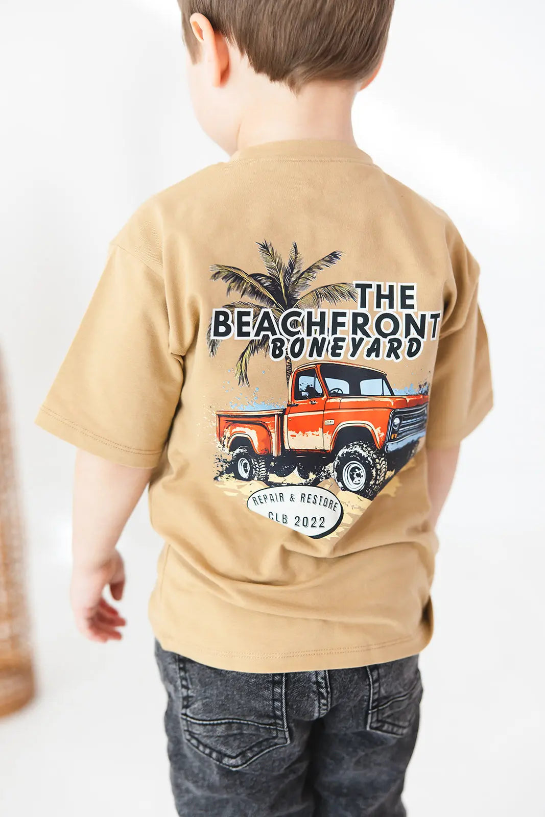 Skater T Shirt Beachfront Boneyard Oversized Fit Kids Charlie Lou Baby Everetts Place: Online Boutique