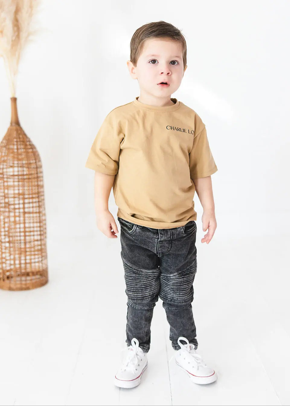 Skater T Shirt Beachfront Boneyard Oversized Fit Kids Charlie Lou Baby Everetts Place: Online Boutique 24.00