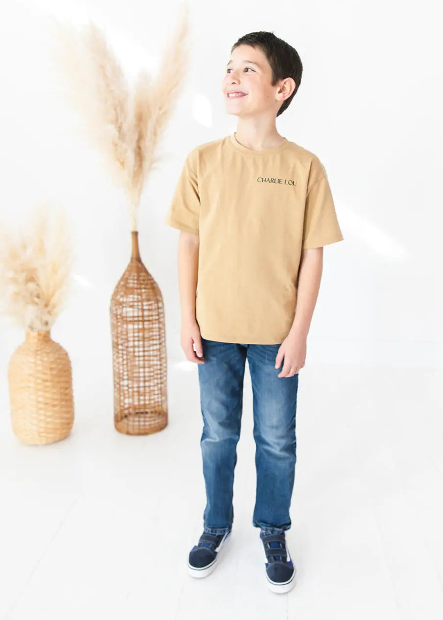 Skater T Shirt Beachfront Boneyard Oversized Fit Kids Charlie Lou Baby Everetts Place: Online Boutique
