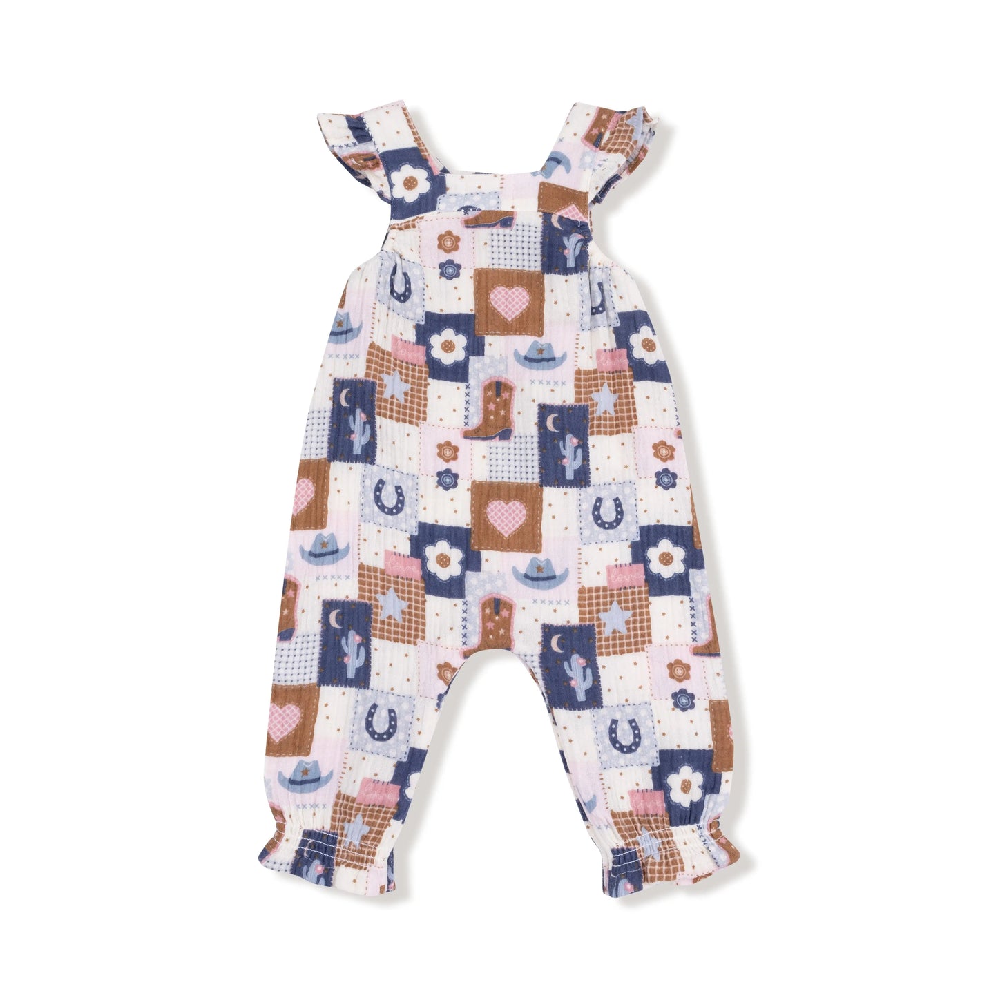 Angel Dear Smocked Overall Set With Ribbed Bodysuit Organic Cotton - Apparel & Accessories > Clothing > Baby & Toddler Clothing > Baby One-Pieces 181S