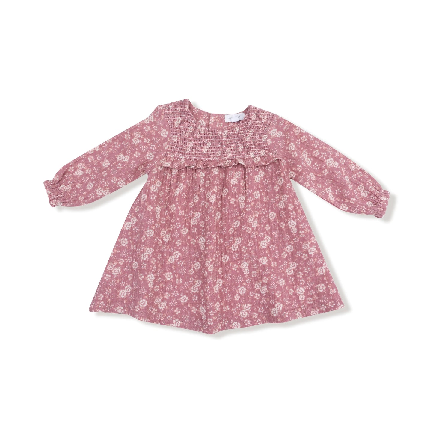 Smocked Ruffle Long Sleeve Dress And Diaper Cover Set Angel Dear Everetts Place: Online Boutique