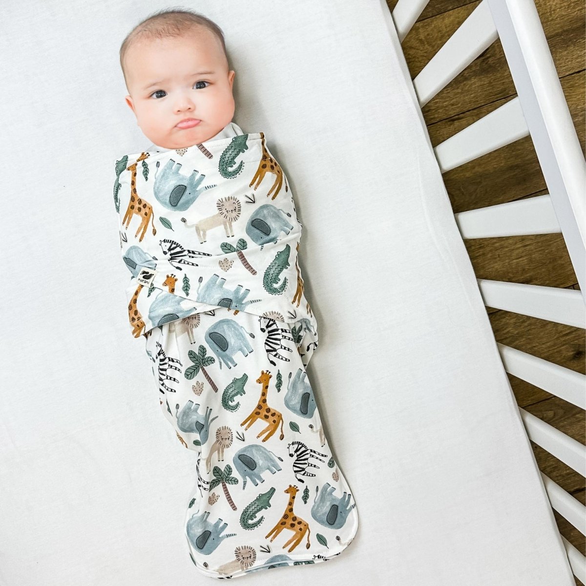 Norani Baby Snugababe Safari Sleep Pod Swaddle For Baby Sleep Ease - Everetts Place Boutique -