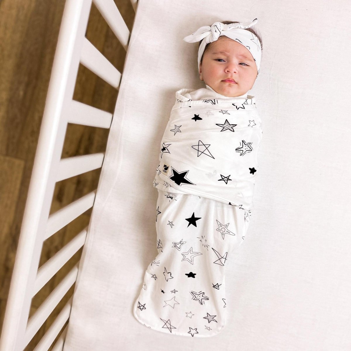 Norani Baby Snugababe Swaddle Sleep Pod Stars Norani Baby Safe Sleep - Everetts Place Boutique -