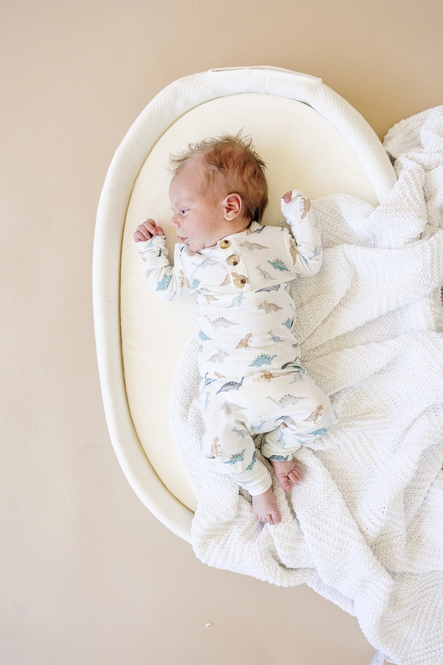 Snugglesaurus Bamboo Pajamas Two Piece Henley Cozy For Kids Little Joy Co. Everetts Place: Online Boutique