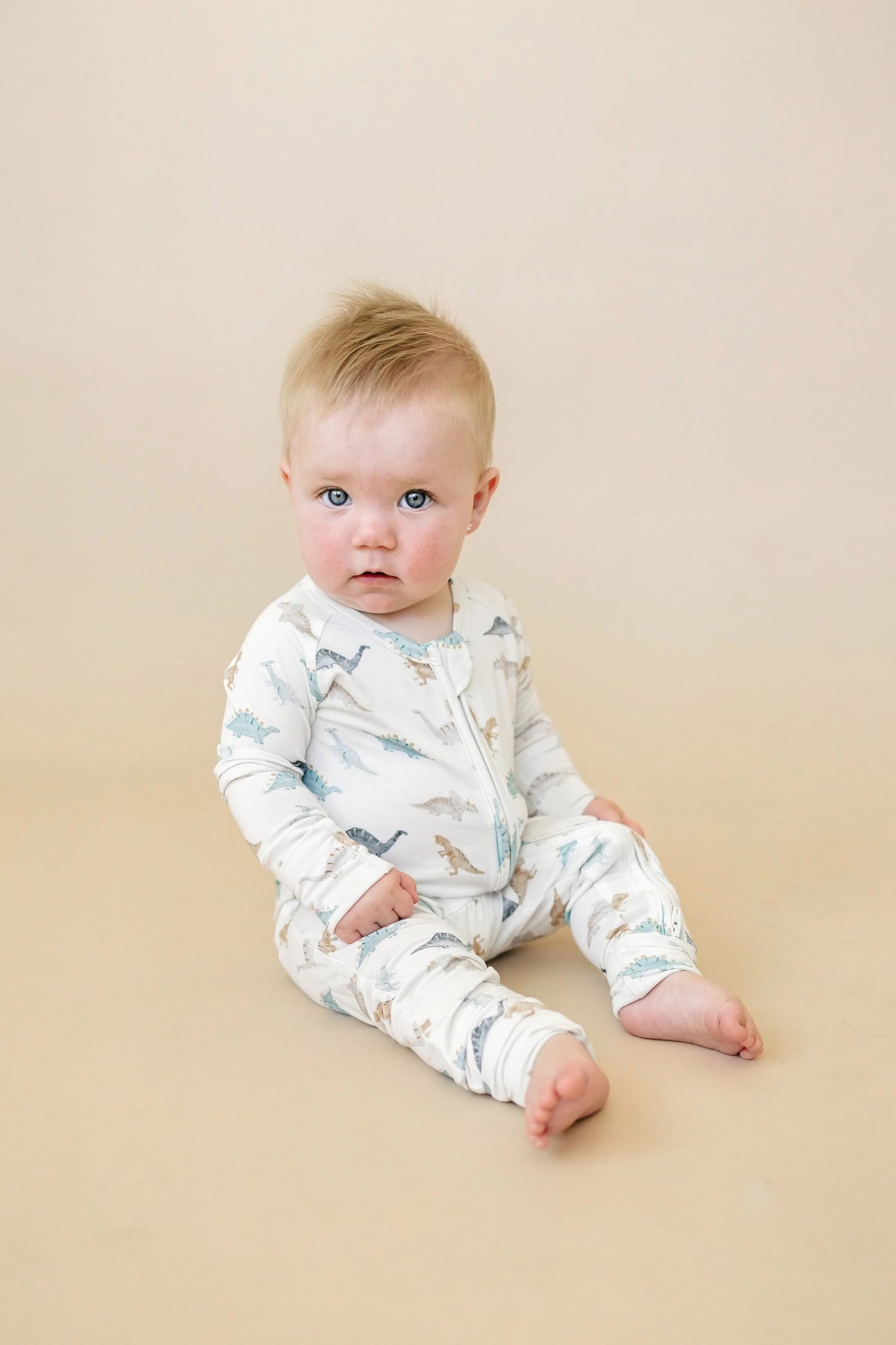 Snugglesaurus Bamboo Zippy Romper for Babies with Feet Little Joy Co. Everetts Place: Online Boutique