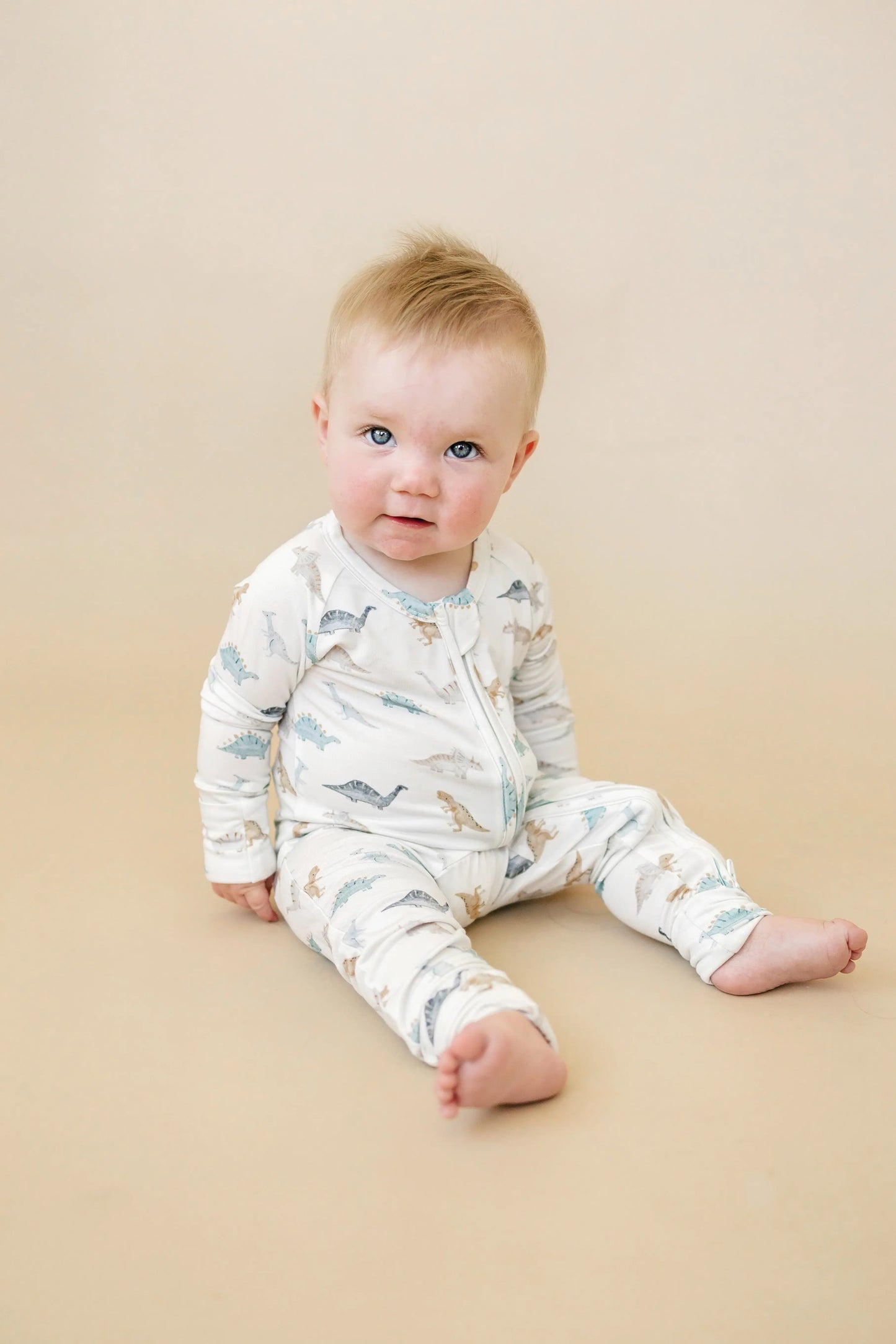 Snugglesaurus Bamboo Zippy Romper for Babies with Feet Little Joy Co. Everetts Place: Online Boutique