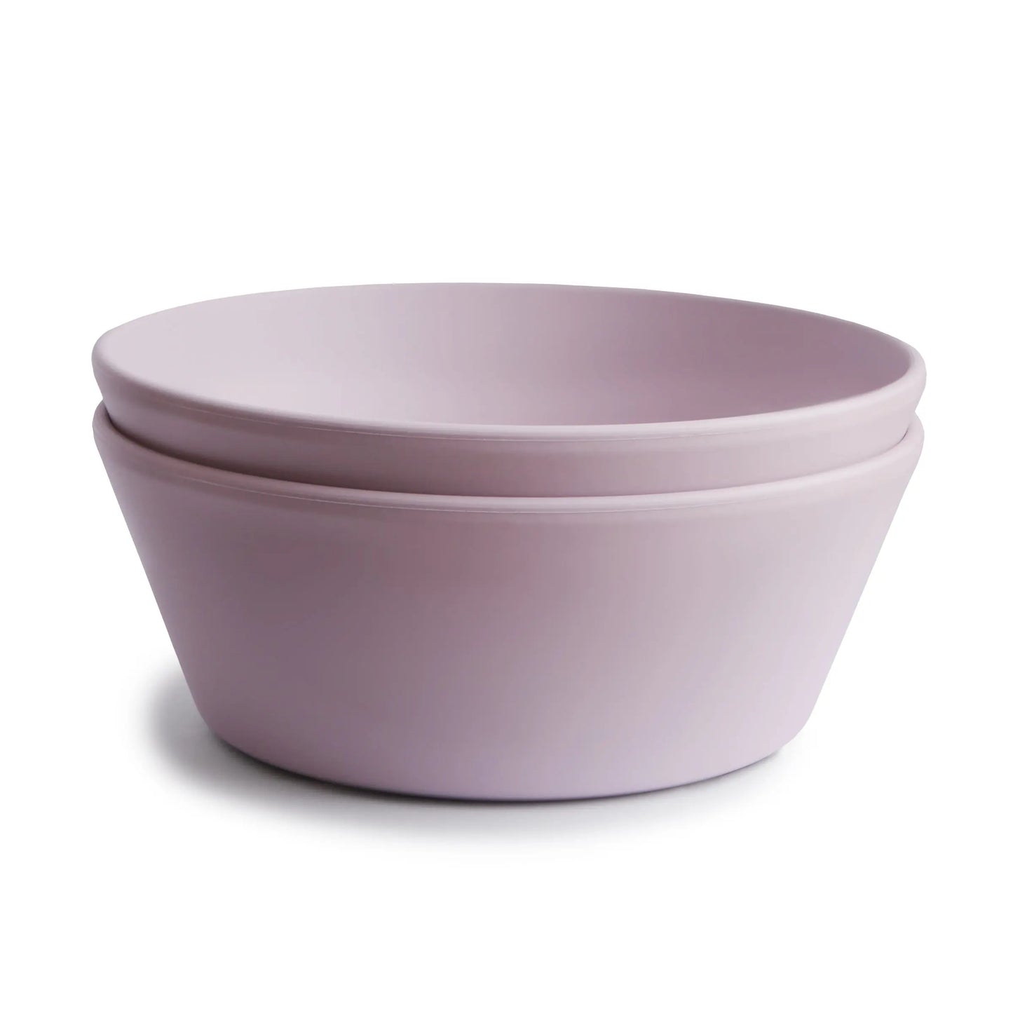 Round Dinnerware Bowl Set BPA Free Plastic Dishwasher Safe Microwave Safe Mushie