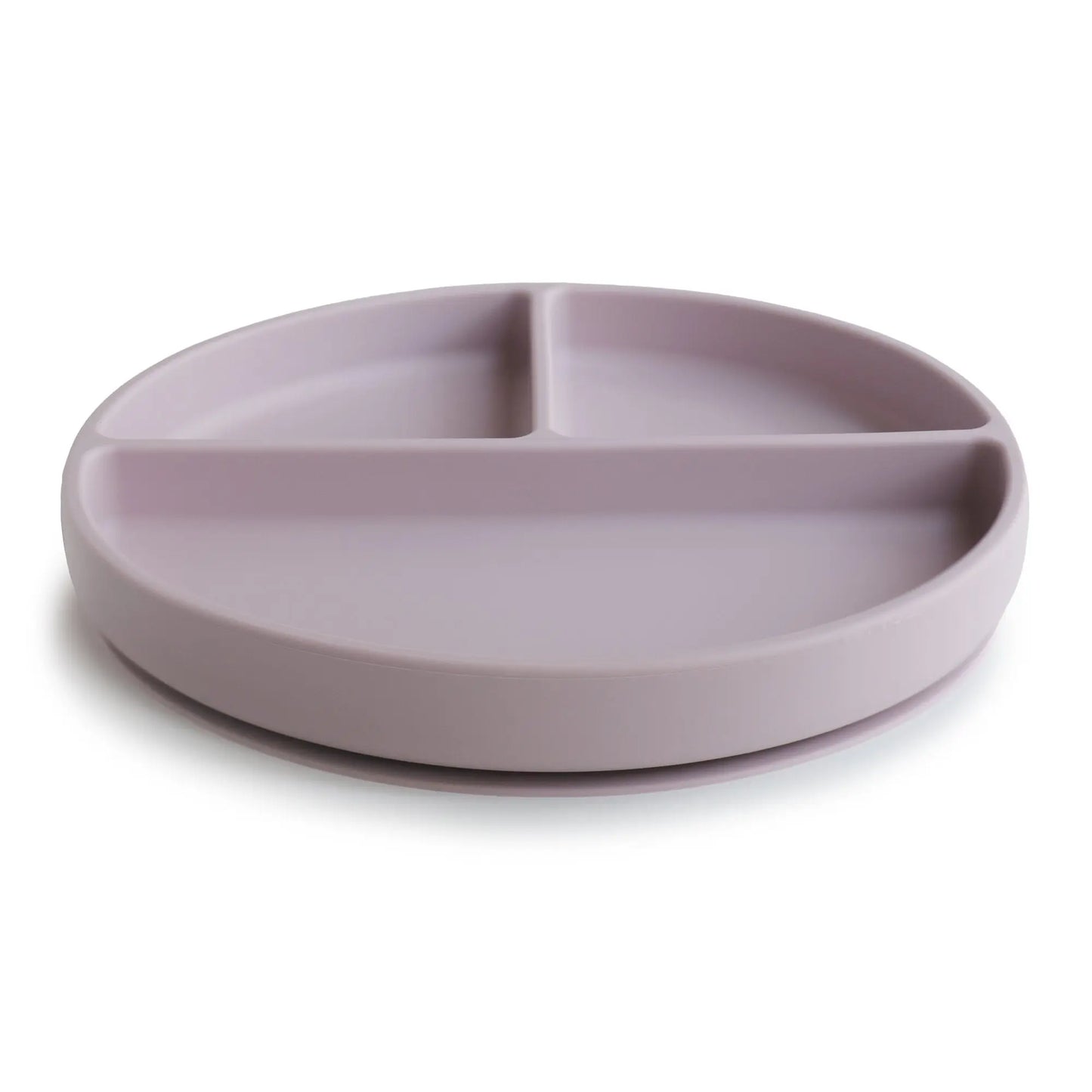 Silicone Suction Plate for Babies Food Grade Safe Design Minimizes Spills Mushie