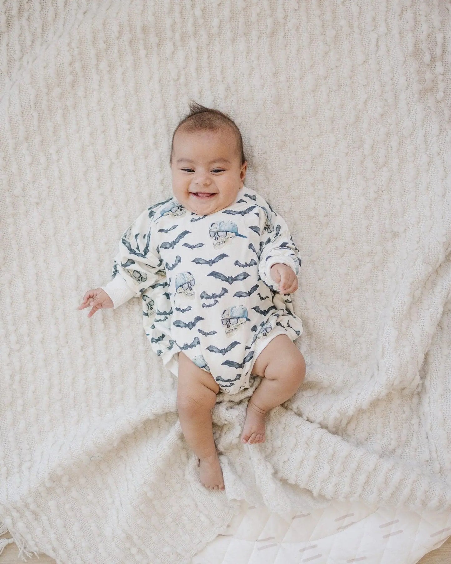 Spooky Bro Bamboo Bubble Romper or Crewneck Sweatshirt Little Joy Co. Everetts Place: Online Boutique