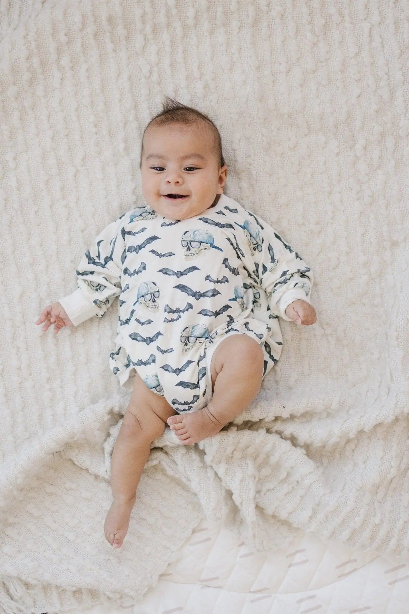 Spooky Bro Bamboo Bubble Romper or Crewneck Sweatshirt Little Joy Co. Everetts Place: Online Boutique
