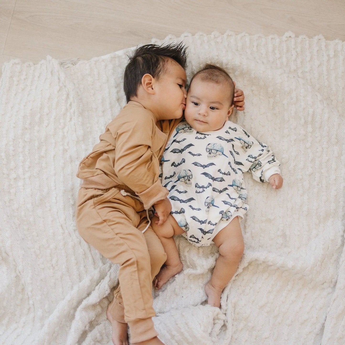 Spooky Bro Bamboo Bubble Romper or Crewneck Sweatshirt Little Joy Co. Everetts Place: Online Boutique