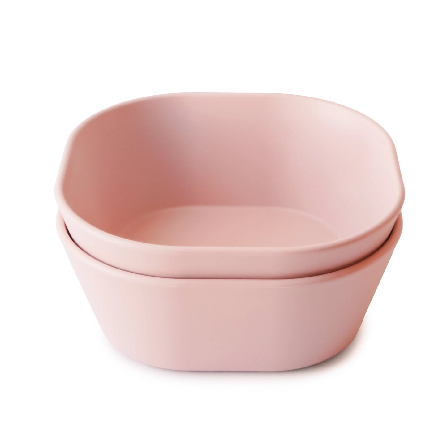 Square Dinnerware Bowls for Babies BPA Free Microwave and Dishwasher Safe Soft Colored Design Mushie Everetts Place: Online Boutique