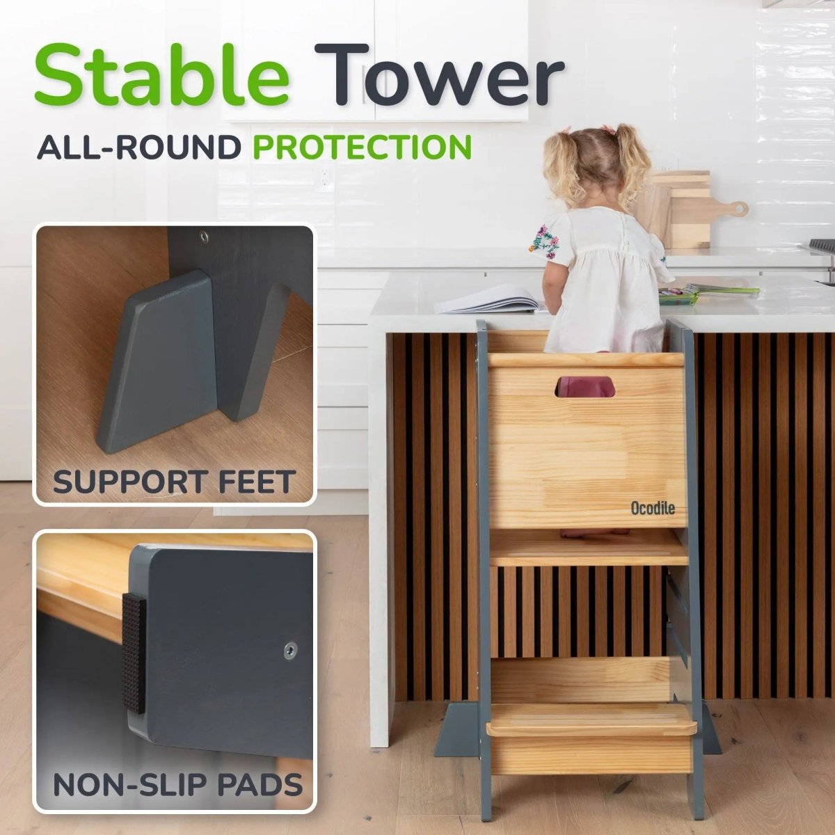 Standing Tower with Door Ocodile.com