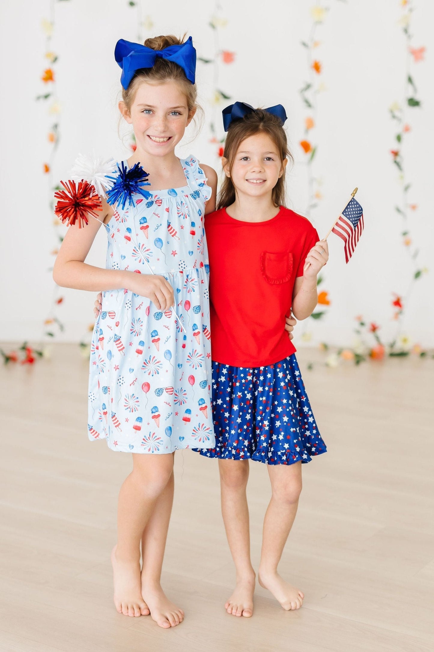 Mila & Rose ® Star Bright Ruffle Twirl Skort With Attached Shorts - Apparel & Accessories > Clothing > Skorts Ruffle Twirl Skort
