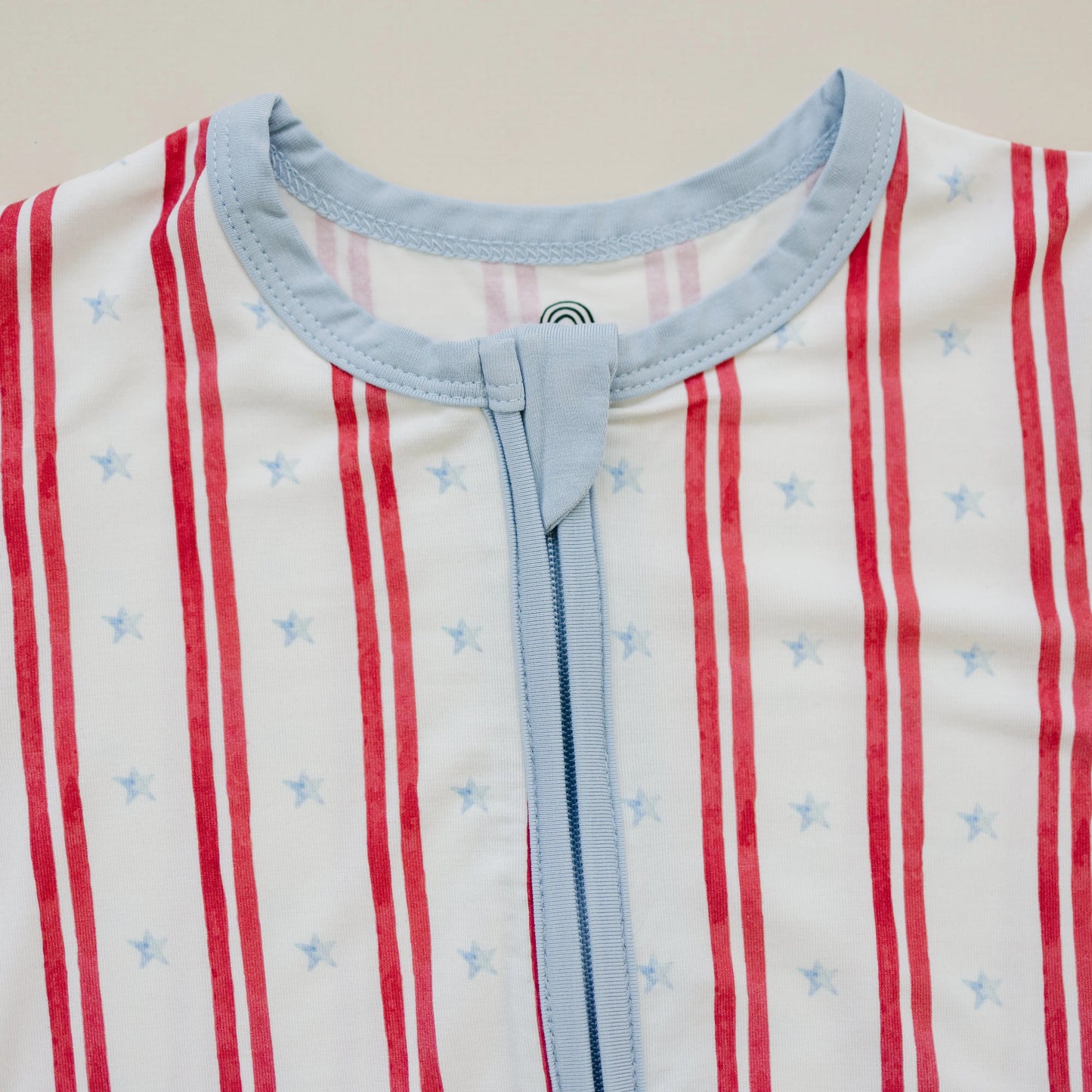 Stars And Stripes Bamboo Shorty Pajamas For Babies Little Joy Co. Everetts Place: Online Boutique